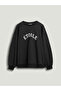 Dokuma Yazılı Sweatshirt - 6