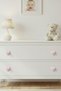 Porcelain Children's Room Pink Heart Furniture Handle Ceramic Drawer Cabinet Knob - 4