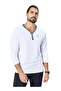 Men's V-neck 3/4 sleeve T-shirt