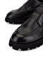 Men's Genuine Leather Black Casual Shoes - 3