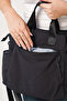 Galivavia Black Women's Multi-Compartment Waterproof Crinkle Daily Crossbody and Shoulder Bag - 4