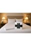 300TC 100% Cotton 4-Piece Bed Sheet Set – Queen, Twin, & single – White