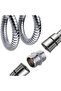 G1/2 Chrome Brass Length Extender Showers Connectors For Extra Long Hoses Shower Hoses Extend Bat... - 2