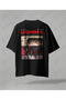 Anime Sasuke Uchiha Design Back Printed High Quality Compact Unisex Oversized T-Shirt