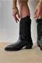 Women's Boots Black Suede - 5