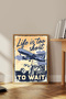 One Piece Wooden Framed Living Room Hall Kitchen Painting Tk1617
