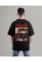 Anime Sasuke Uchiha Design Back Printed High Quality Compact Unisex Oversized T-Shirt - 3