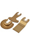3pcs Carbide Oscillating Multi Tool Renovator Saw Set Ceramic Tile Grout Removing Tools Oscillati... - 3