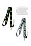 Radiology Patterned Neck Lanyard Badge Holder + Double-Sided Card Holder Set of 3