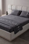 طقم غطاء سرير مزدوج بتصميم زن بقلاوة مزخرف، قماش شنييل مطرز 240×260 سم - 4