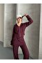 Women's Hooded Zippered Comfortable Fit Casual and Stylish Style Tracksuit Set - 8