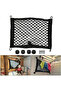 25x50cm Car Back Rear Trunk Storage Net Seat Elastic String Net Extra Large Elastic Storage Net F... - 2