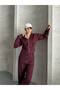Women's Hooded Zippered Comfortable Fit Casual and Stylish Style Tracksuit Set - 2