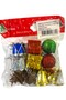 Christmas Decorations 10 Pieces Mixed Multi-Color Small Size 2-3 cm Christmas Tree Ornaments - 3