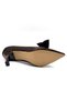 Scarlett Bow Tie Detailed Heeled Women's Shoes Brown - 5