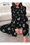 Heart Print Long Sleeve T-Shirt and Pyjama Set - 6