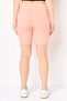 Women Sportswear Fit Cycling Shorts, Peach - 4