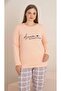 Plus Size Women's Cotton Pajamas Set - 5