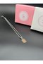 Silver Men's Vintage Necklace, Wooden Textured Plate Pendant, Stainless Steel Box Chain, Male Friend