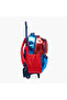 Spider-Man Print Trolley Backpack with Retractable Handle - 16 inches - 3