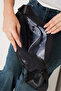 Ophelia Rosetti Black Women's Multi-Compartment Waterproof Crinkle Daily Crossbody Bag - 4