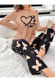 Butterfly Graphic Long Sleeve T-Shirt and Pyjama Set