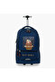 One Piece Print Trolley Bag with Retractable Handle - 18 inches
