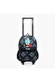 Dragon Ball Z Print Trolley Backpack with Retractable Handle - 16 inches - 7