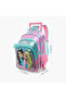 Printed Trolley Backpack with Retractable Handle - 16 inches - 4
