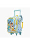 Bluey Print Trolley Backpack with Retractable Handle and Zip Closure - 16 Inches - 3