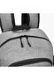 Logo Print Backpack with Adjustable Straps and Zip Closure - 18 inches - 7
