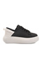 Black-White High-Sole Women's Sports Shoes Oz-03 Z - 2