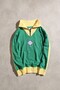 Retro 1970 Green Yellow Unisex Sports Sweatshirt