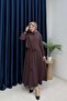 Tie-Up Linen Skirt Suit - 5