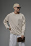 Trend Biz Pis Yaka Oversized Plain Sweatshirt - 2