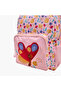 Butterfly Print Backpack with Adjustable Straps and Zip Closure - 14 inches - 6