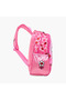 Printed Backpack with Adjustable Straps and Zip Closure - 16 inches - 5