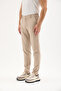 بنطلون رجالي من نوع Belted Waist Comfort Fit قماش قابل للتمدد - 5