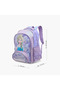 Frozen Print Backpack with Adjustable Straps and Zip Closure - 16 inches - 4