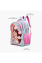 Princess Print Backpack with Adjustable Shoulder Straps and Zip Closure - 16 inches - 8