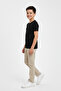 Boy's Short Sleeve Crew Neck T-Shirt - 2