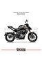 ملصق CFMOTO 250NK على الذيل الخلفي يمينًا ويسارًا 250 كلمة - 2