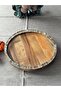 Acacia Round Rotating Serving Presentation 30 cm