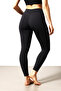 Shaping / Sculpting High Waist Leggings with Fleece Inside Black - 3