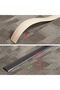 Electrical PVC Floor Trunking 1-Meter Grey, Self-Adhesive Cable Hiders (2 Pack, 10mm x 35mm) - 4