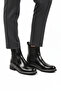Black Shiny Fur Lined Women's Boots Pc-55086 Z - 3