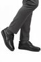 Black Genuine Leather Gel Sole Orthopedic Men's Casual Shoes 478 m - 3