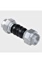 Rubber Expansion Connector (1 Inch) - Anti-Vibration Threaded Pipe Fitting