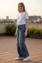 Girl's baggy fit wide leg jeans - 2