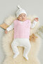 Baby Girl Combed Cotton Snap Fastener Vest - 3